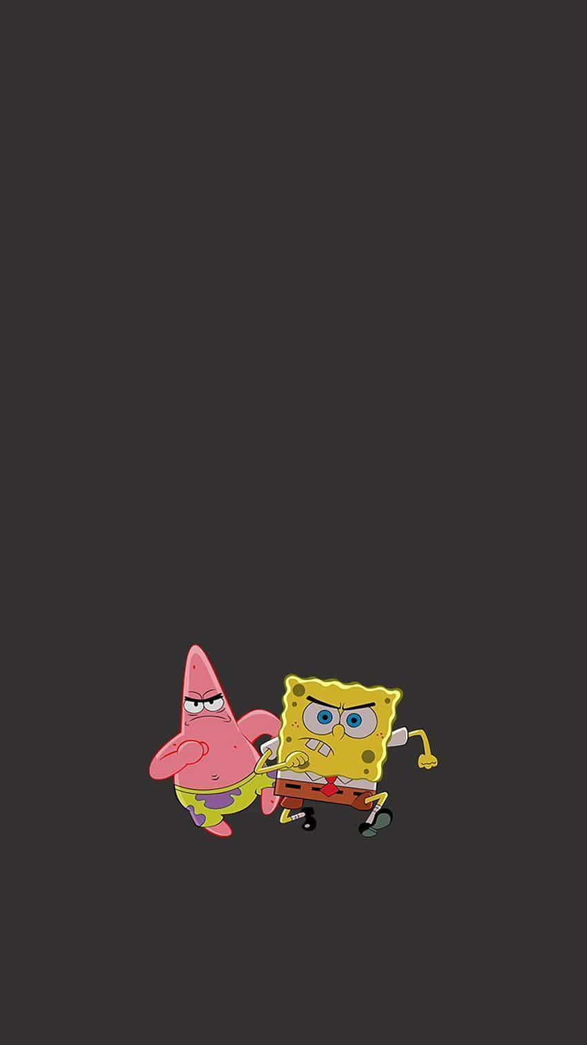 Sponge Boband Patrick Funny Pose Wallpaper