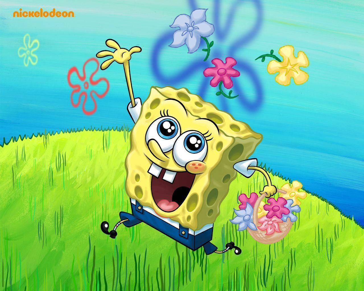 Spongebob Squarepants' Big Smile Wallpaper