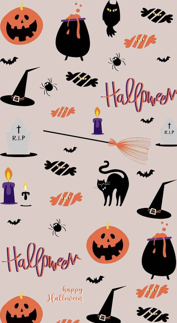 Spook-tacular Happy Halloween! Wallpaper