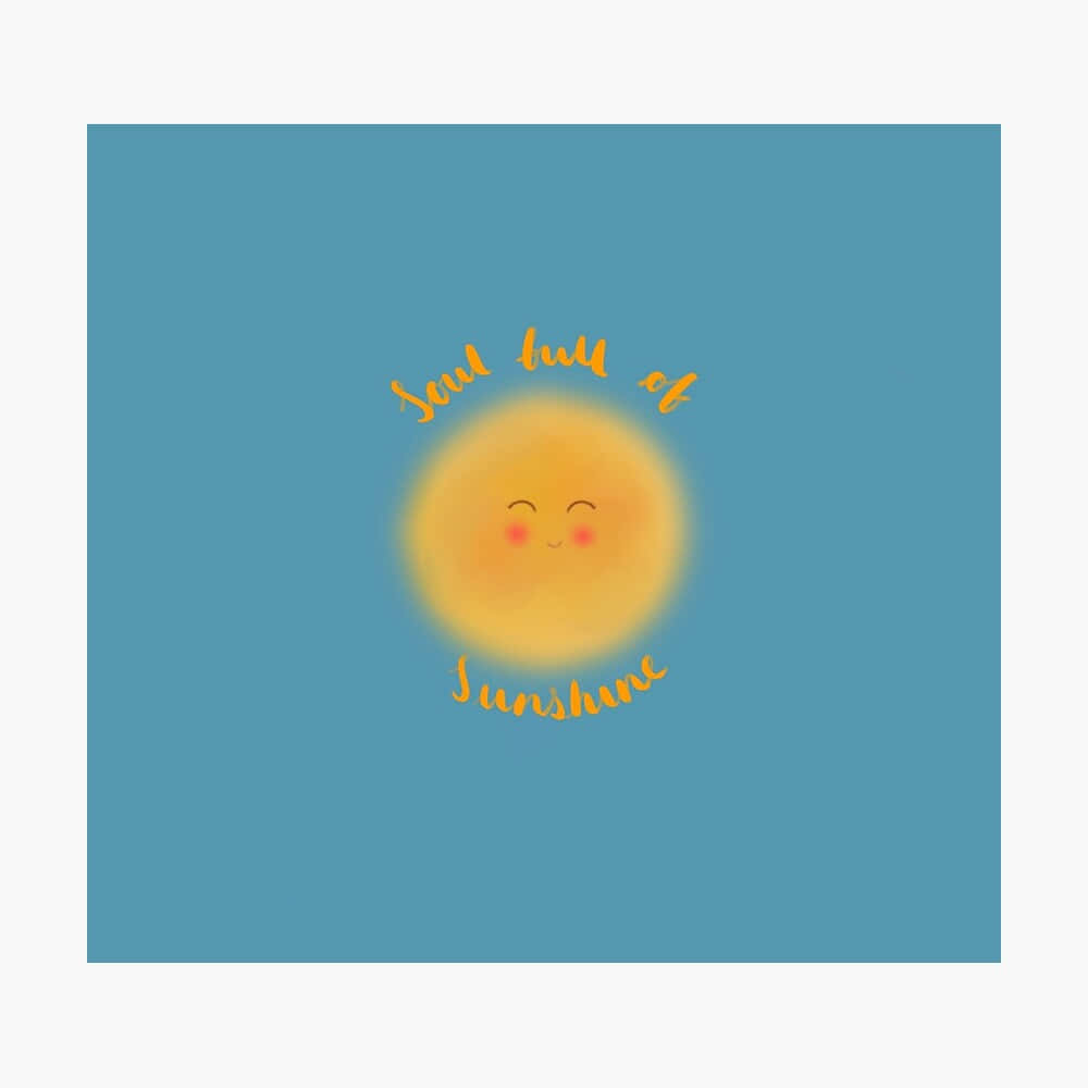 Spread Sunshine & Joy With Cute Sunshine! Wallpaper