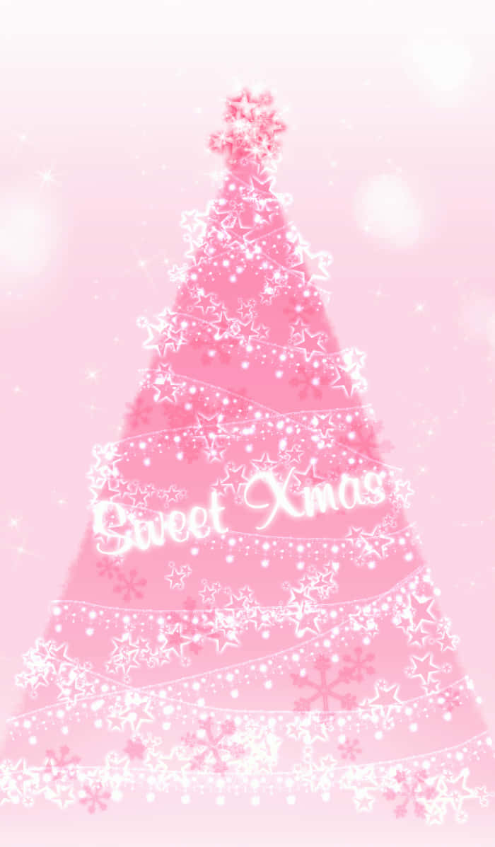 Spread The Christmas Cheer With A Bright Pink Christmas Tree! Wallpaper