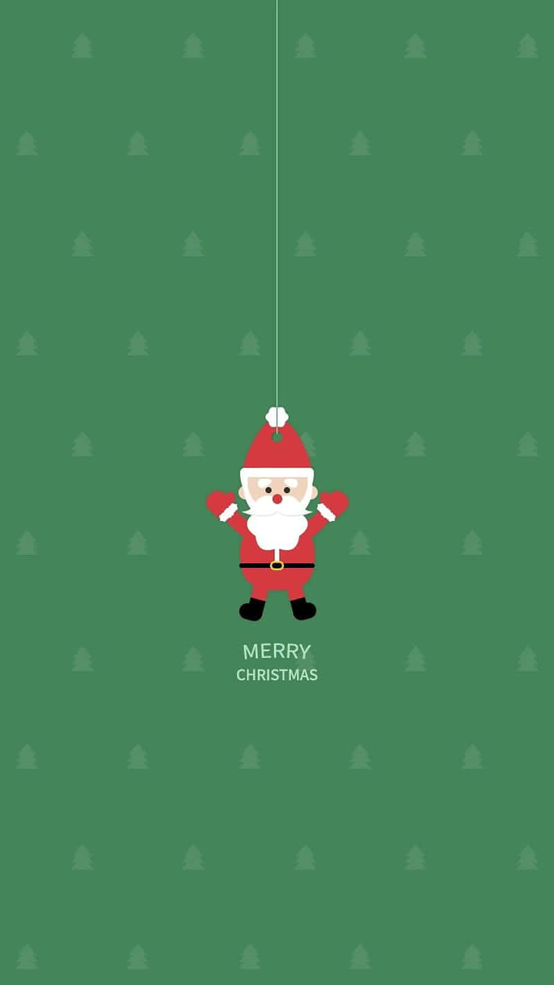 Spread The Holiday Cheer With This Fun Christmas Iphone! Wallpaper