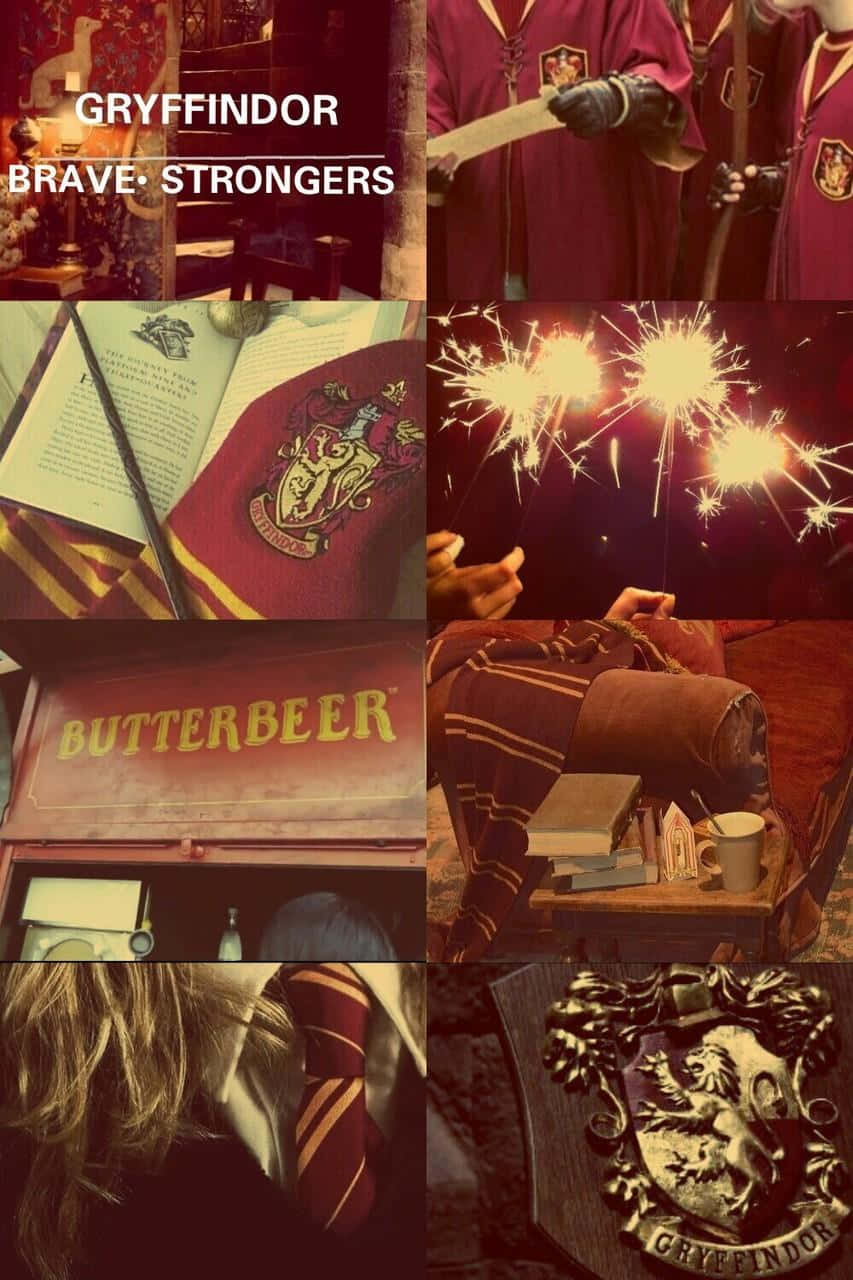 Spread Your Wings And Take Flight With A Gryffindor Aesthetic. Wallpaper