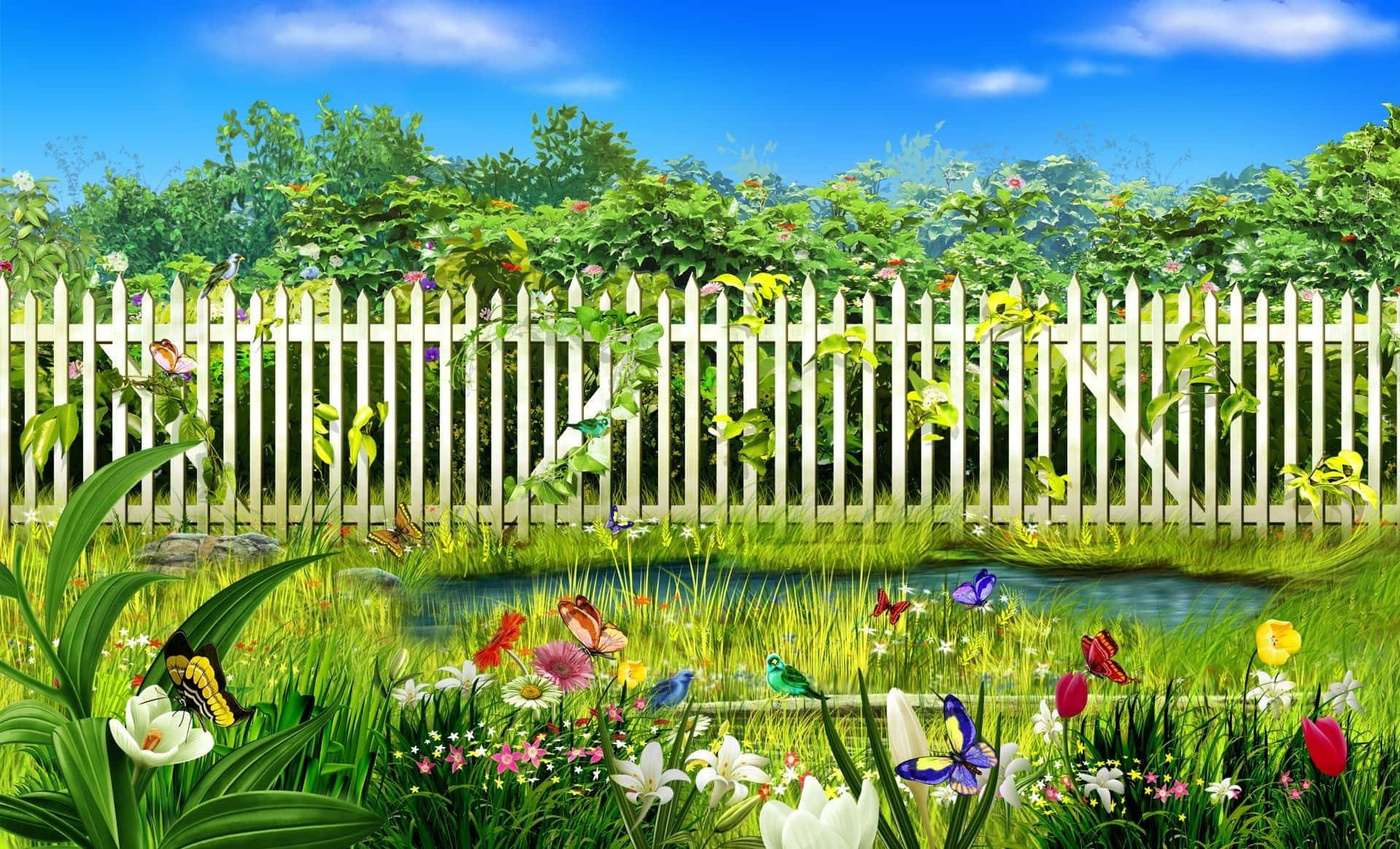 Spring Garden 1919 X 1164 Wallpaper Wallpaper