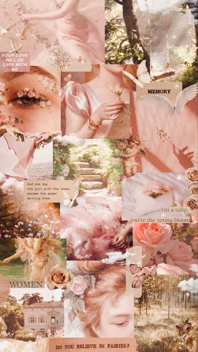 Springtime_ Memory_ Collage Wallpaper