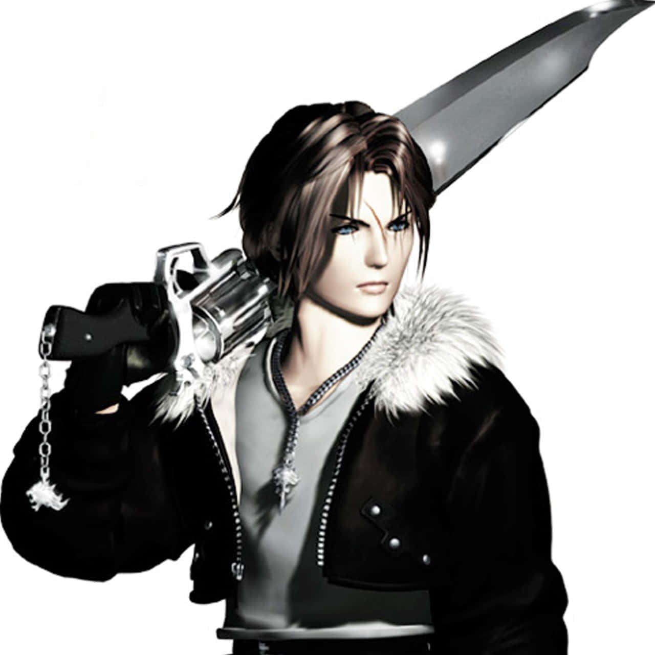 Squall Leonhart, The Enigmatic Hero Of Final Fantasy Viii Wallpaper