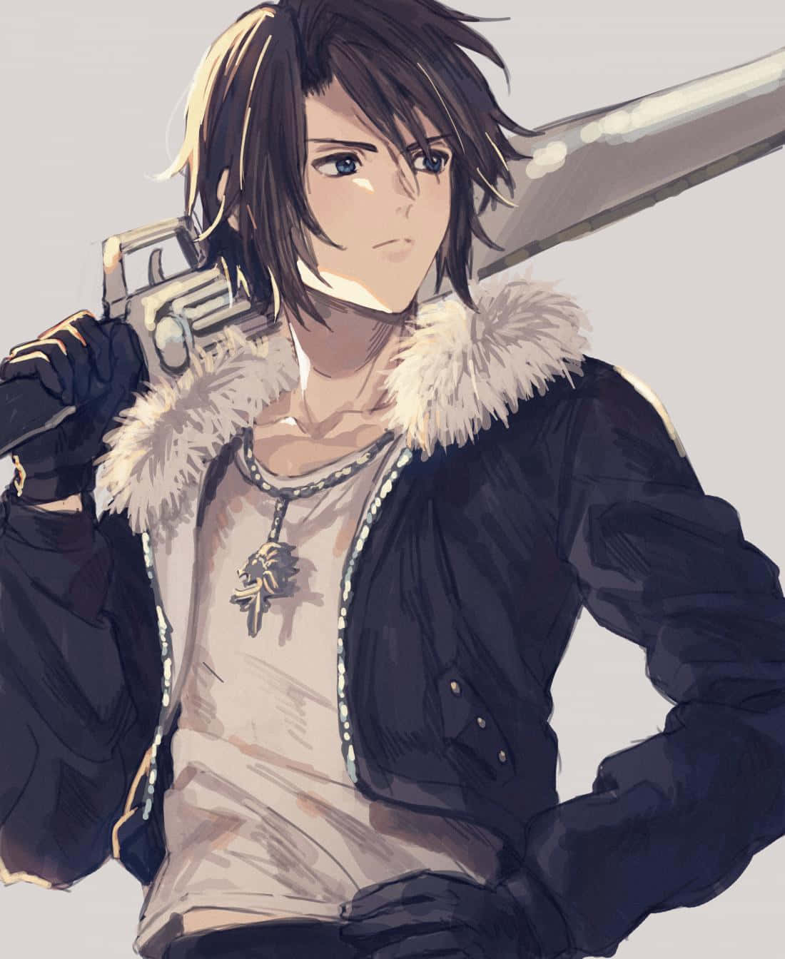 Squall Leonhart - The Lionhearted Warrior Wallpaper