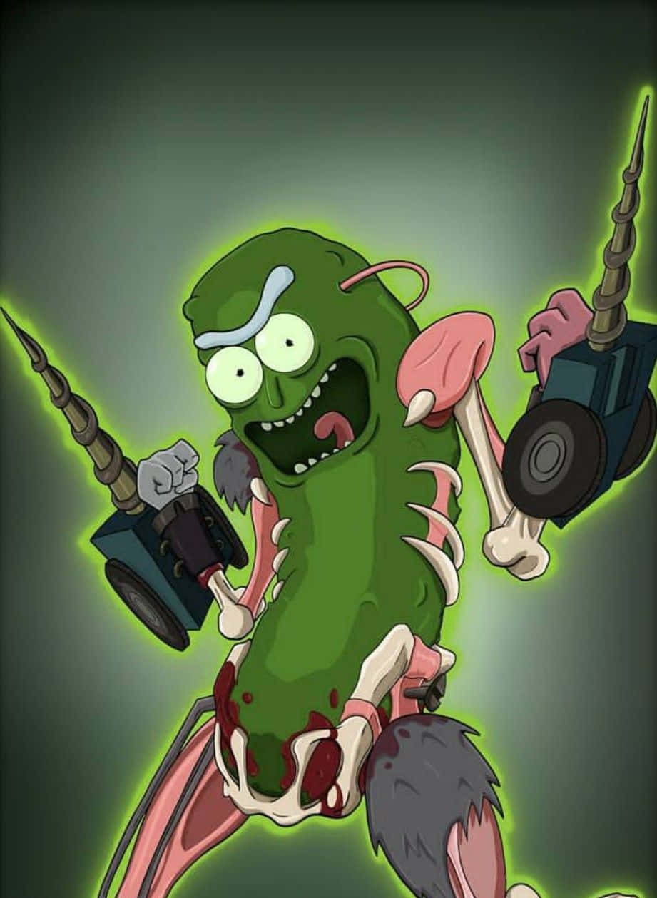 Squanchy - The Party Animal From Rick And Morty Wallpaper