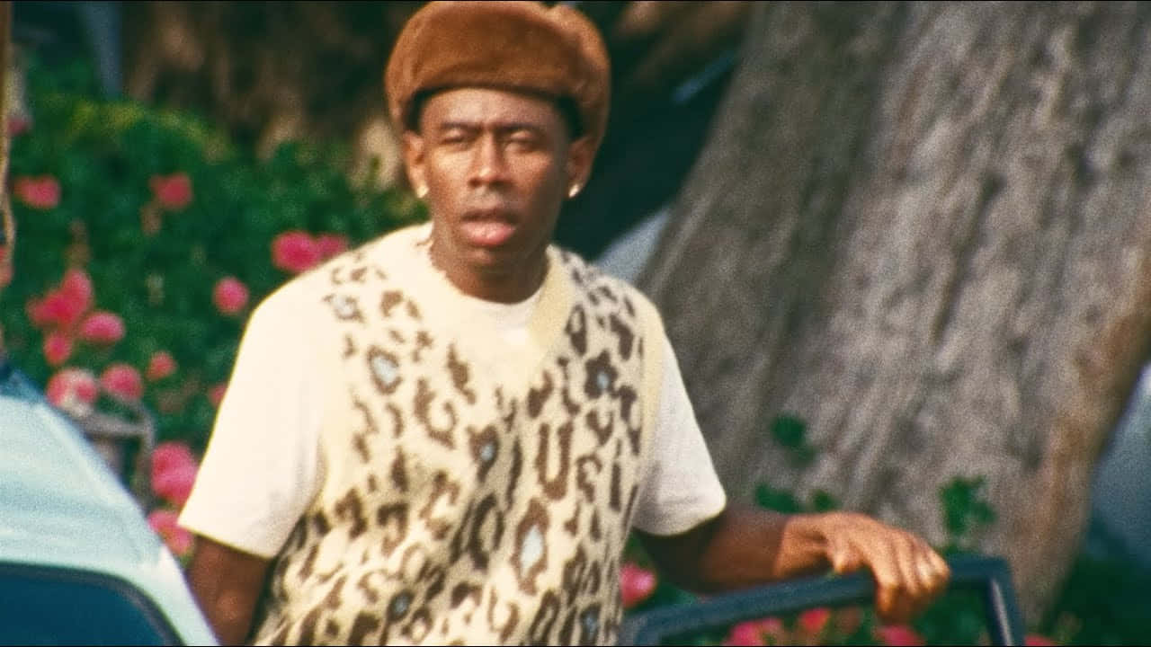 Squinting Tyler The Creator Pfp Wallpaper