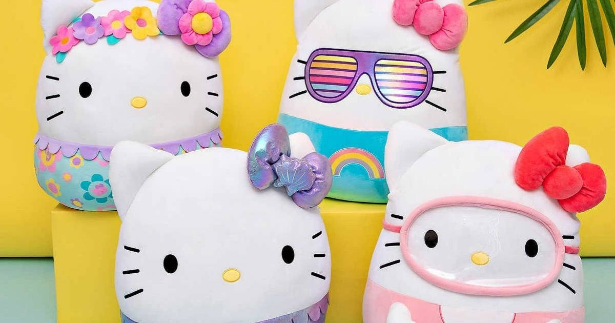 Squishmallows Hello Kitty Collection Wallpaper