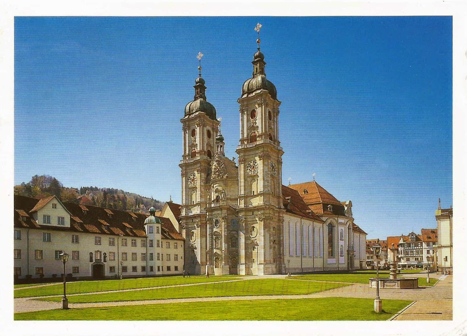 St Gallen Abbey Baroque Architecture Wallpaper