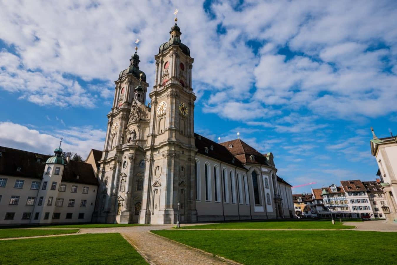 St Gallen Abbey Cathedral Switzerland Wallpaper