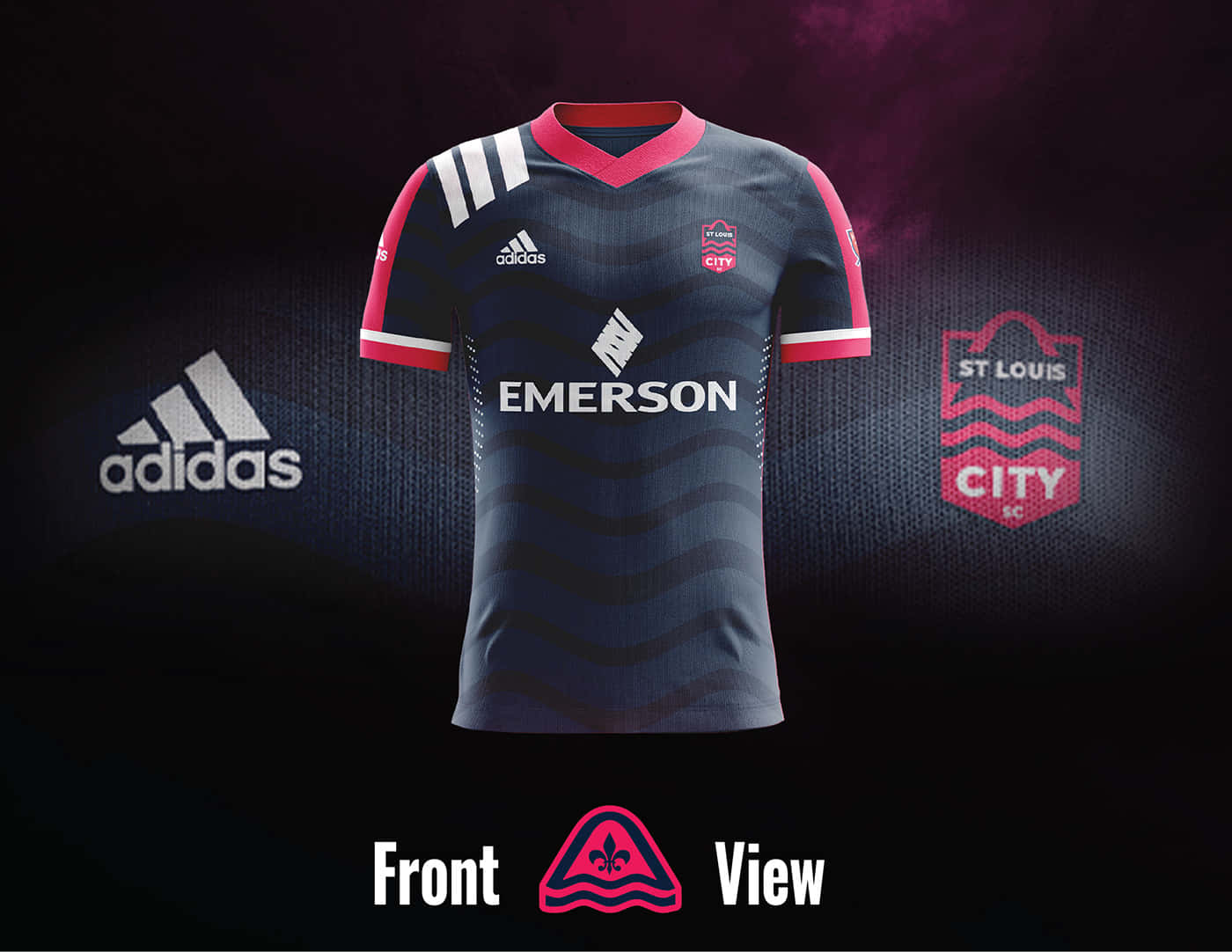 St. Louis City Sc Jersey Adidas Front View Jersey Wallpaper