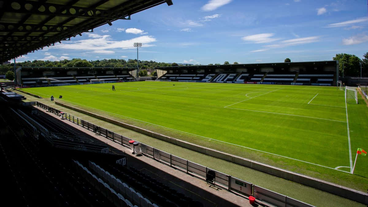 St Mirren Park Sunny Day Wallpaper