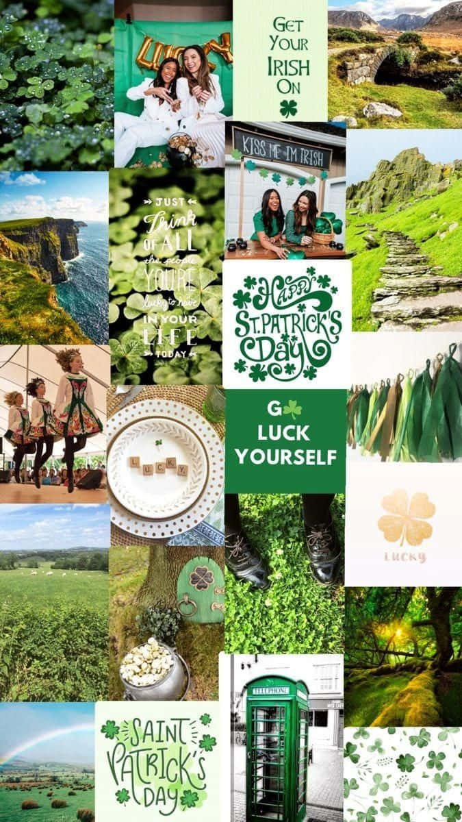 St Patricks Day Collage Wallpaper