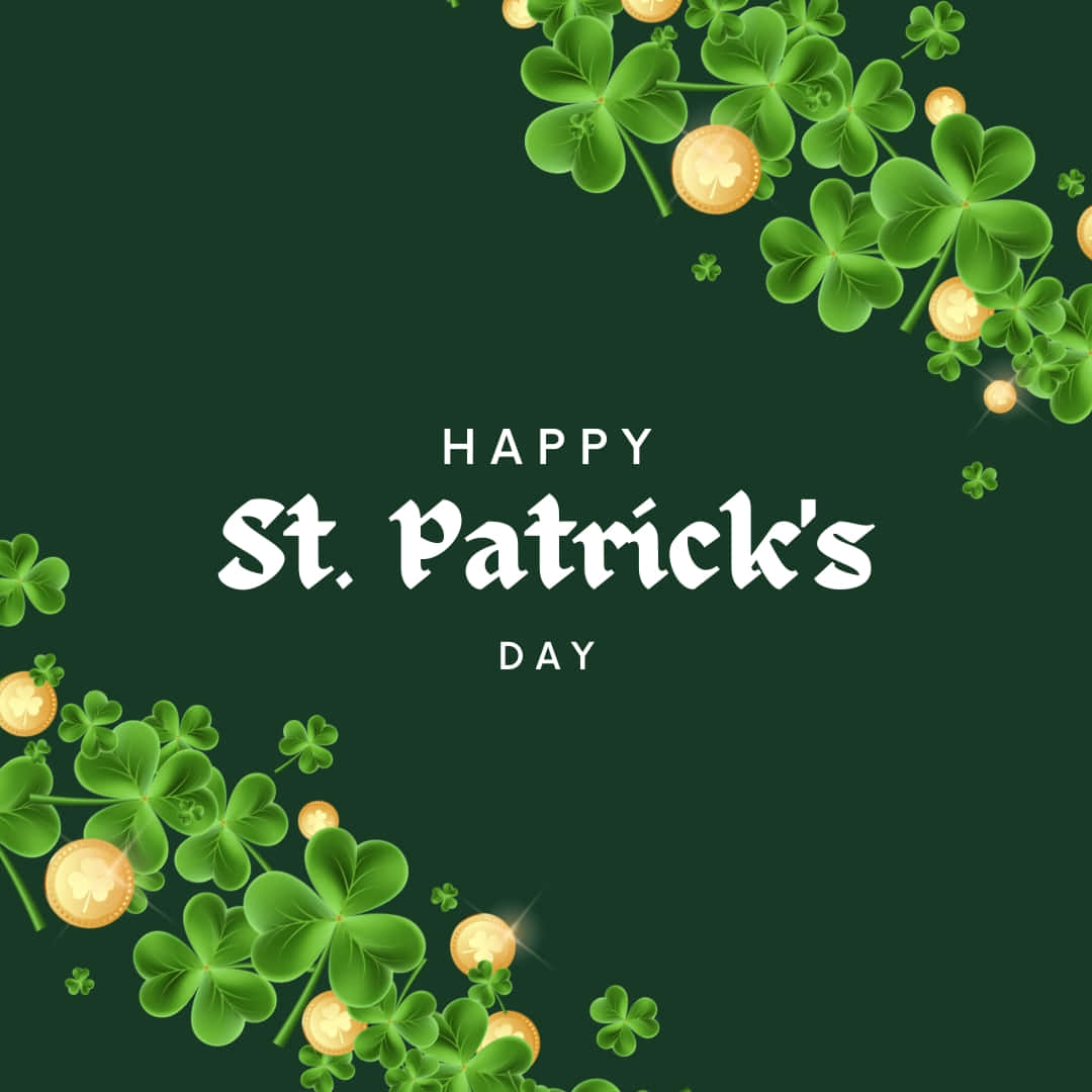 St Patricks Day Greeting Design Wallpaper