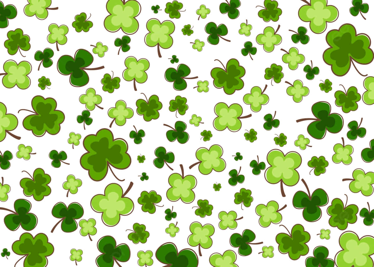 St Patricks Day Shamrock Pattern.jpg Wallpaper