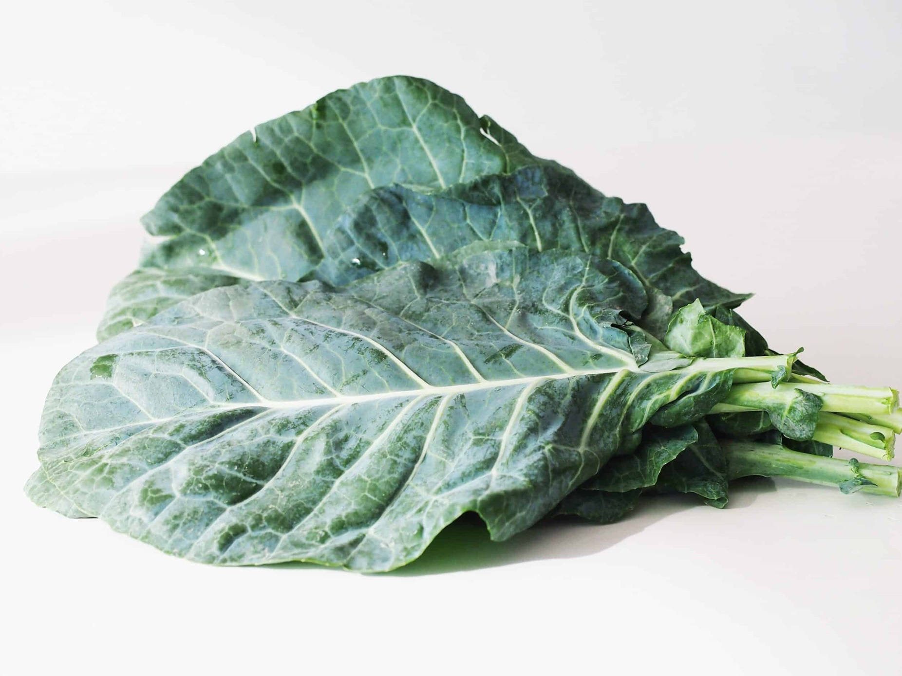 Stacked Loose Vegetable Collard Greens Wallpaper