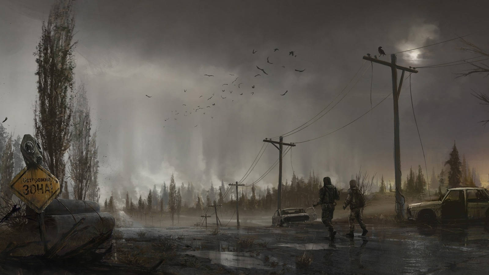 Stalker Post Apocalyptic City Wallpaper