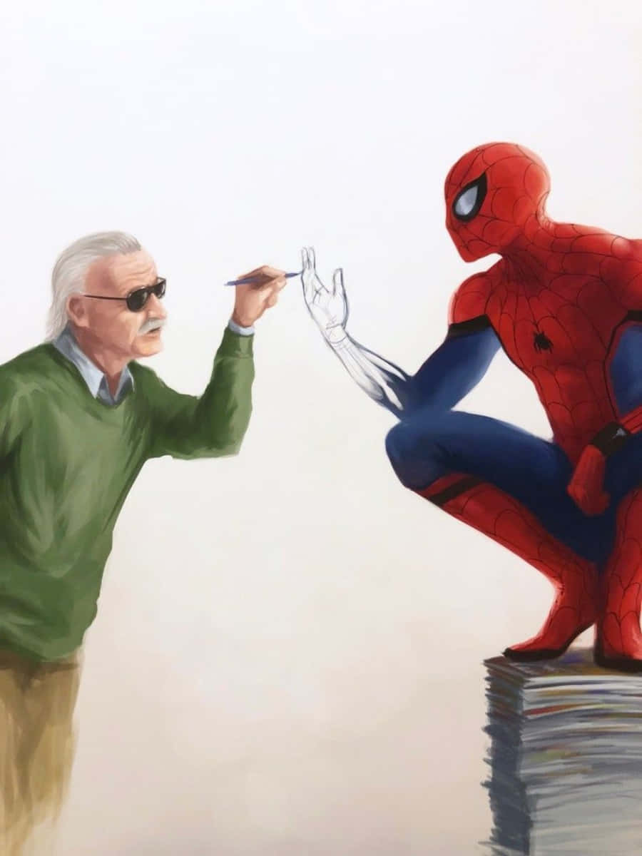 Stan Lee, The Pillars Of The Comic Book Industry Wallpaper