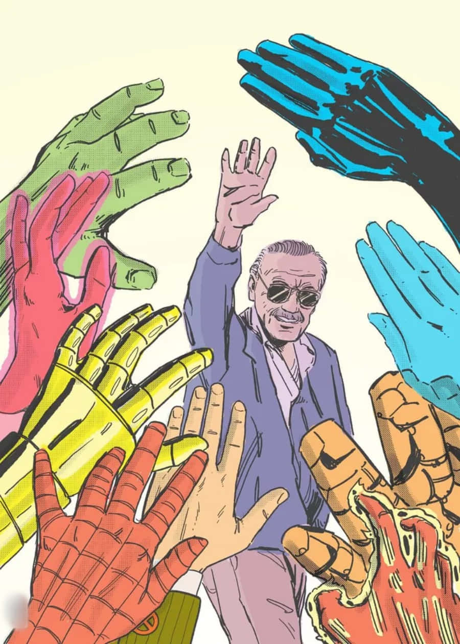 Stan Lee Tribute: Celebrating The Life Of The Legendary Creator Wallpaper