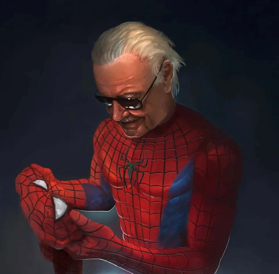 Stan Lee Tribute - Honoring A Comics Legend Wallpaper