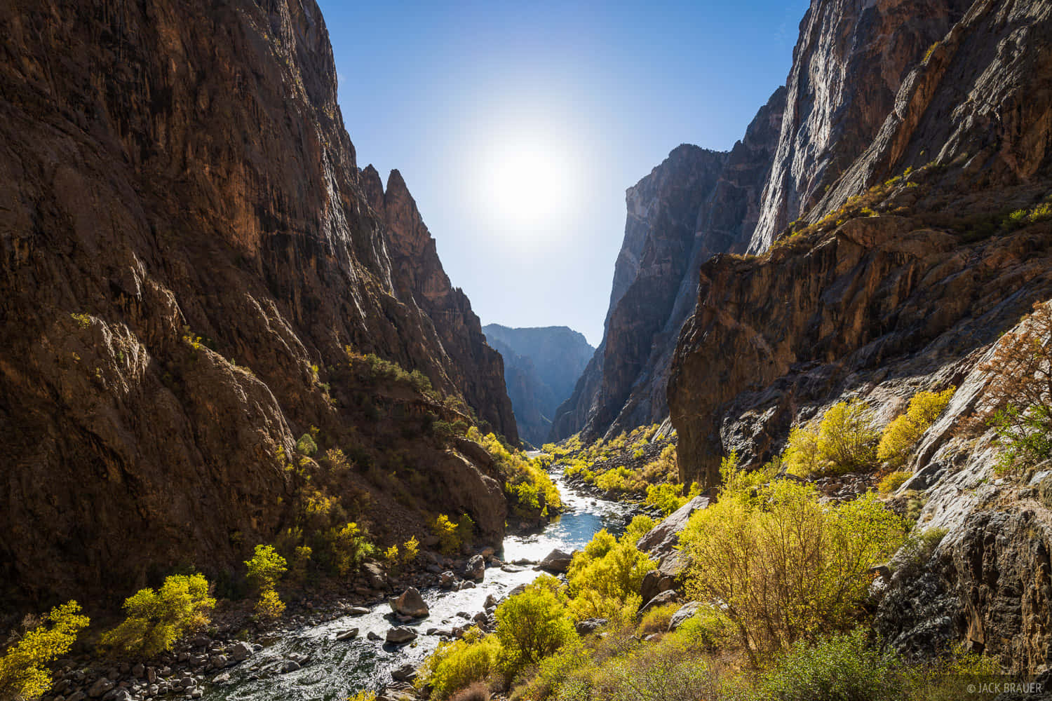 Standing Majestically - The Black Canyon Of Colorado Wallpaper