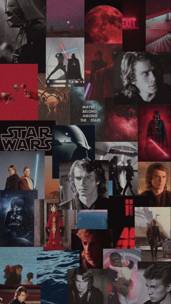 Star Wars Collage Aesthetic Wallpaper