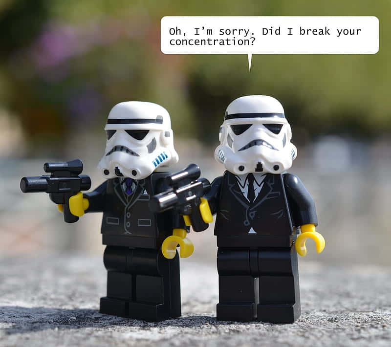 Star Wars Meets Humor! Wallpaper