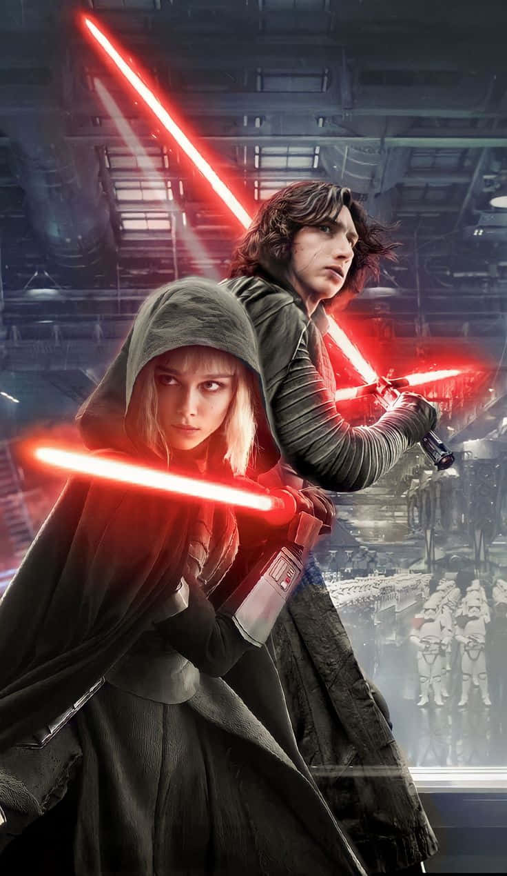 Star Wars Red Lightsaber Duo Wallpaper