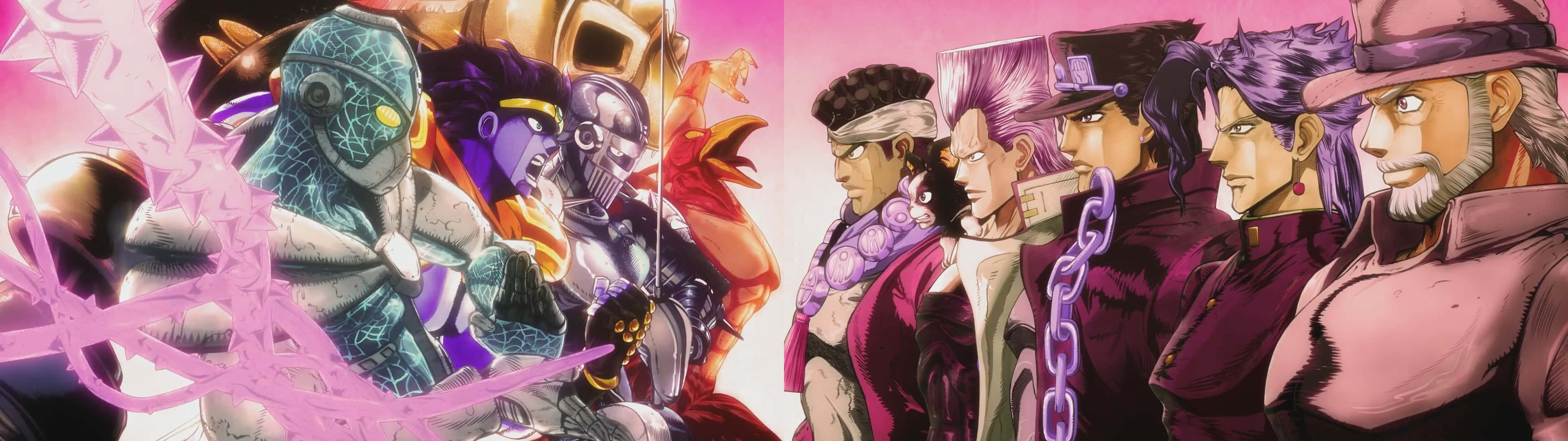 Stardust Crusaders Epic Adventure Wallpaper Wallpaper