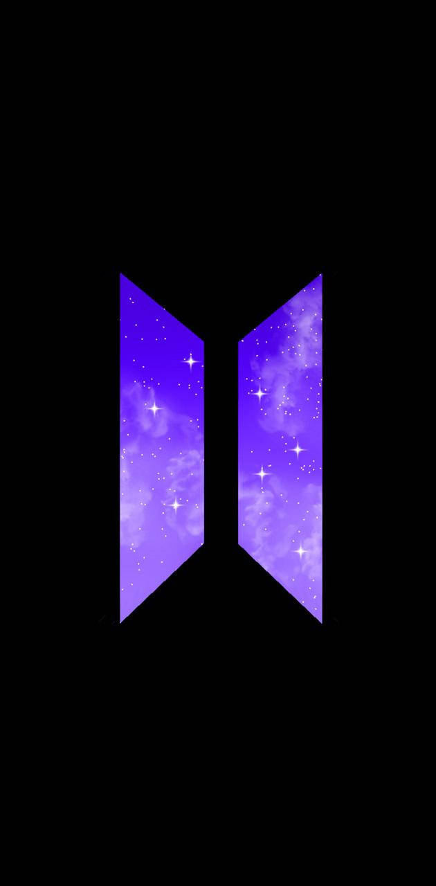 Starry Bts Logo Wallpaper