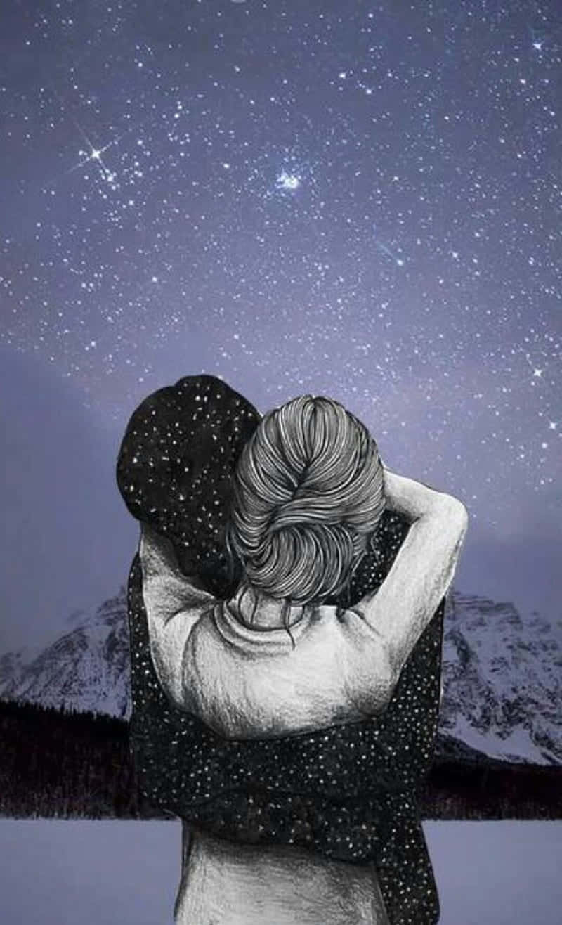 Starry Night Embrace.jpg Wallpaper