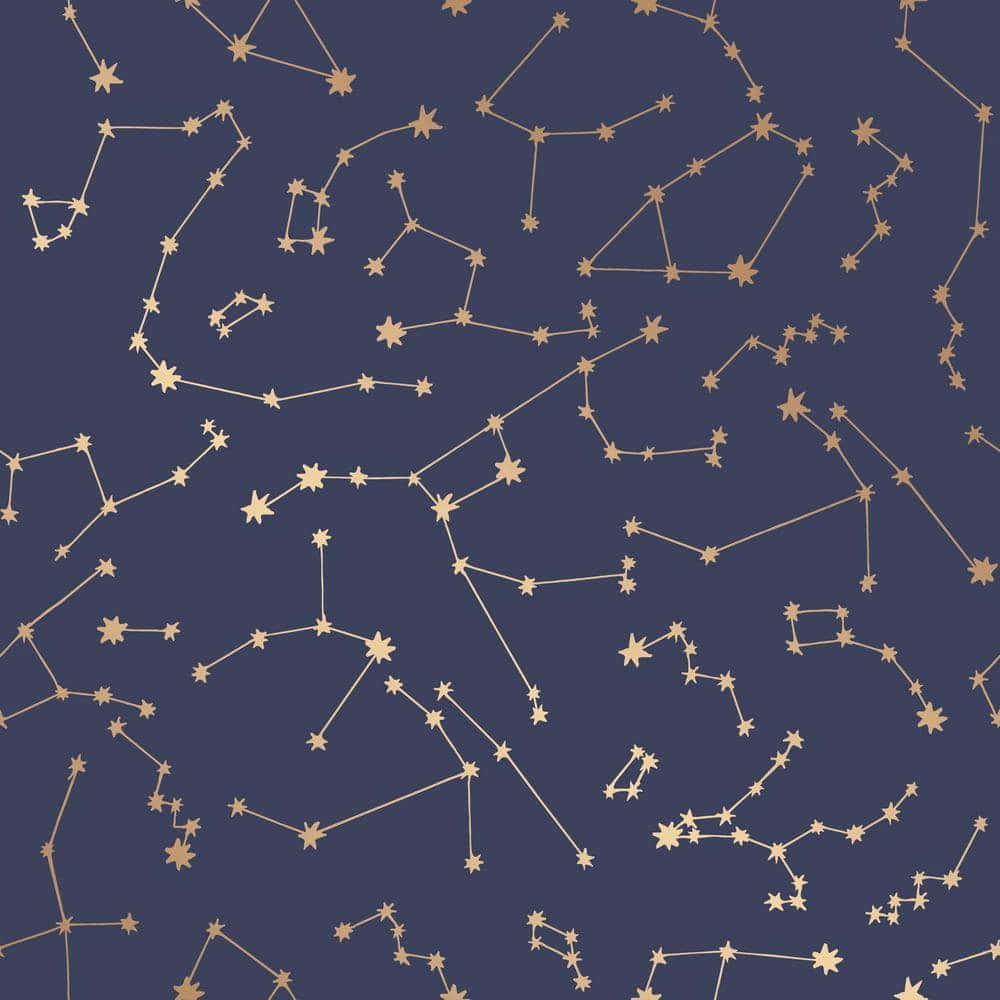 Starry Night Sky Filled With Beautiful Constellations Wallpaper