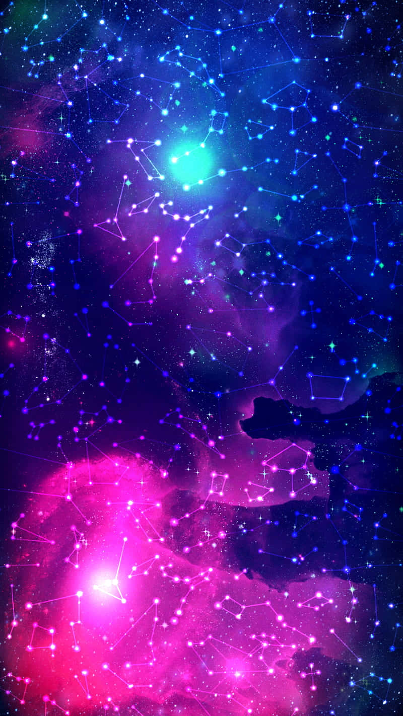 Starry Sky Of Constellations Wallpaper