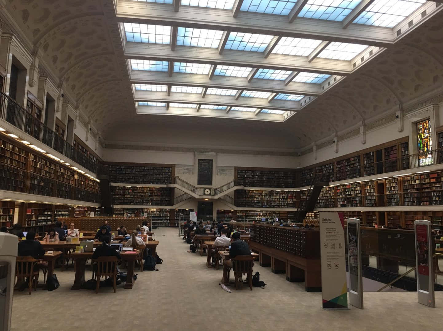 State Library Reading Room Wallpaper