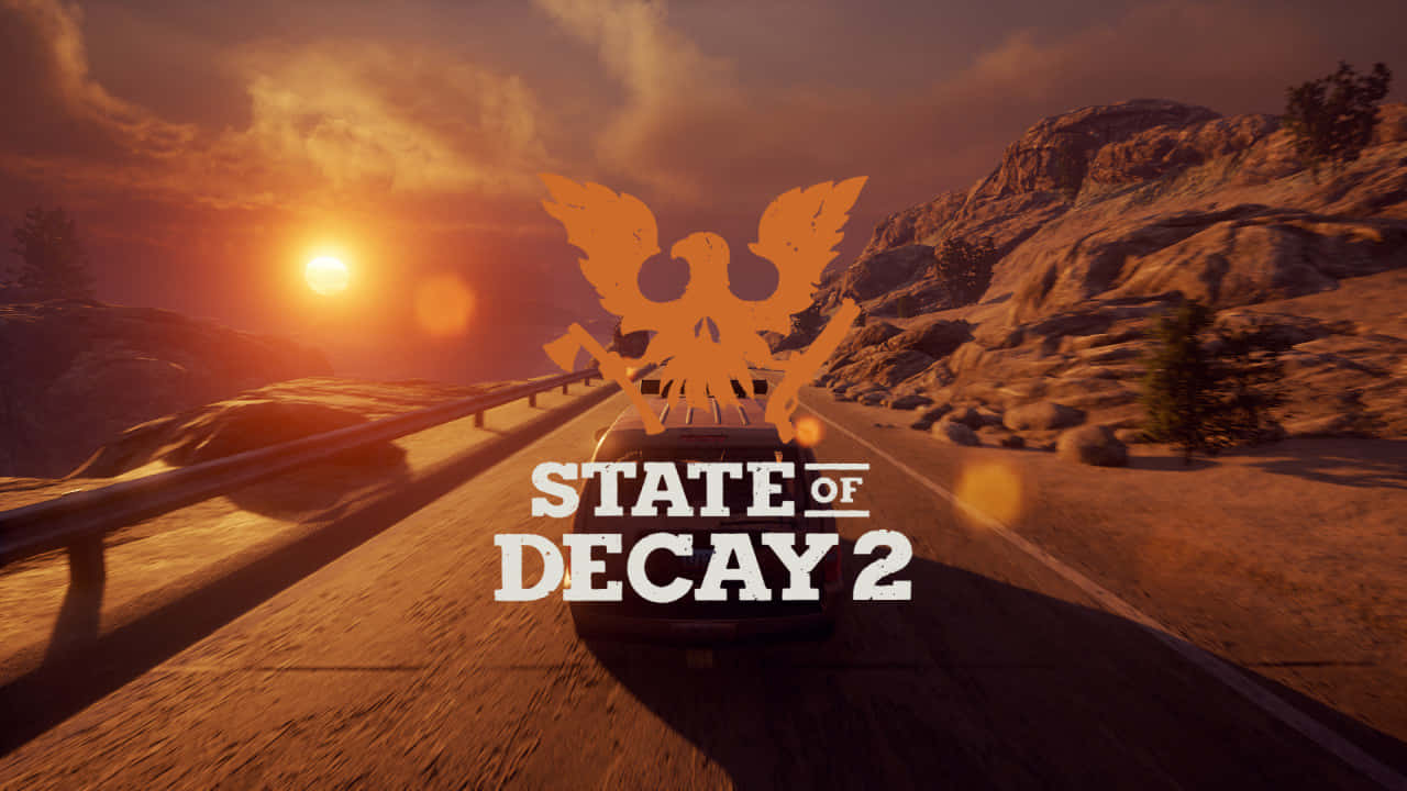 Stateof Decay2 Sunset Logo Wallpaper