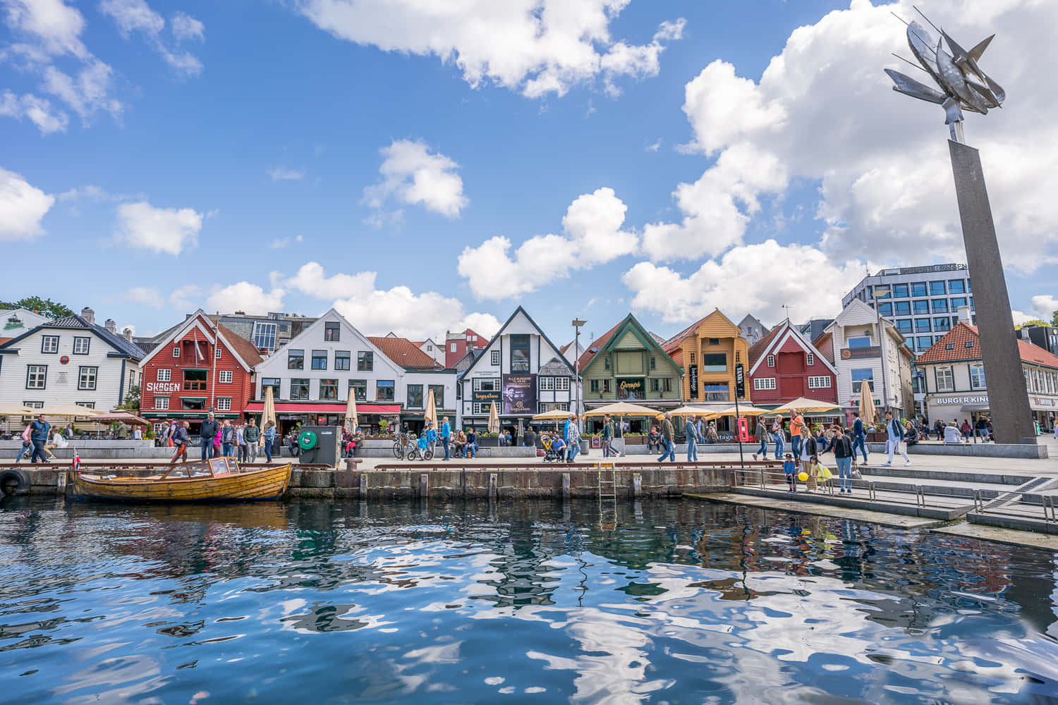 Stavanger Norway Harbor Scenery Wallpaper