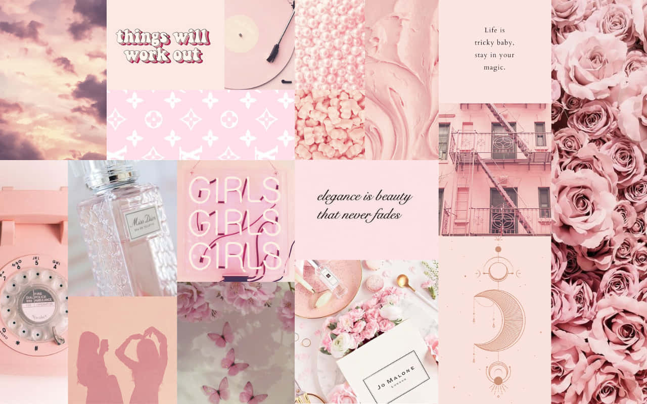 Stay Ahead Of The Curve With This Stylish Girly Laptop Wallpaper