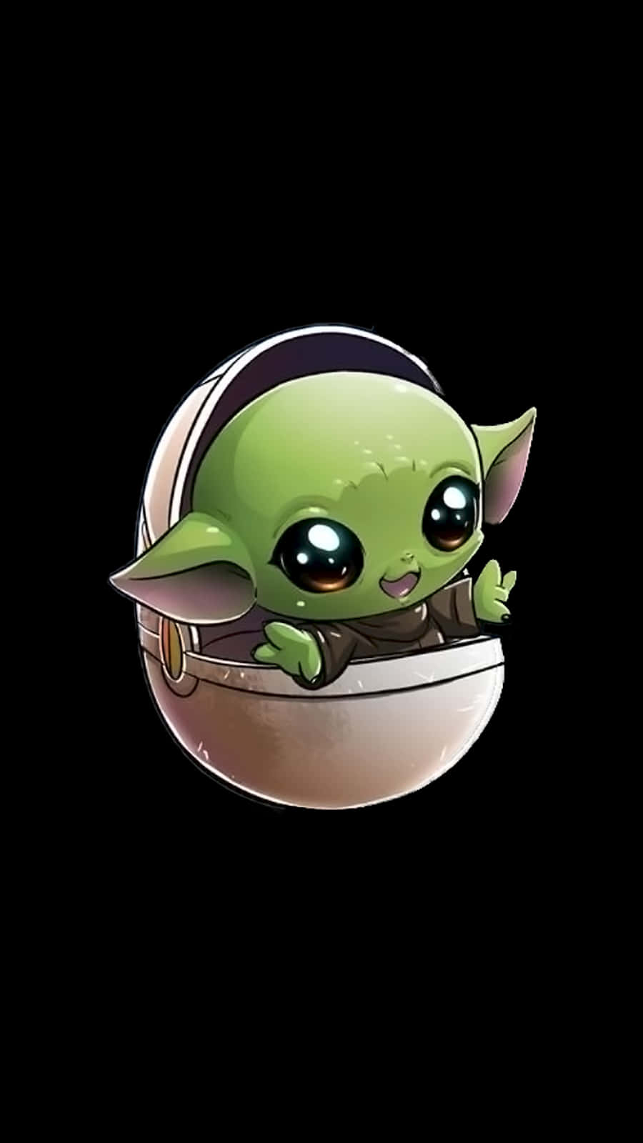 Stay Connected With Baby Yoda Wallpaper