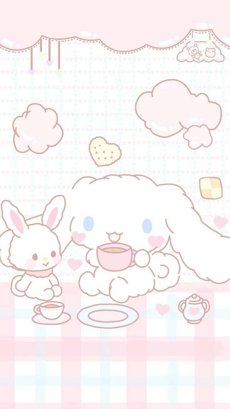 Stay Connected With Cinnamoroll Phone Wallpaper