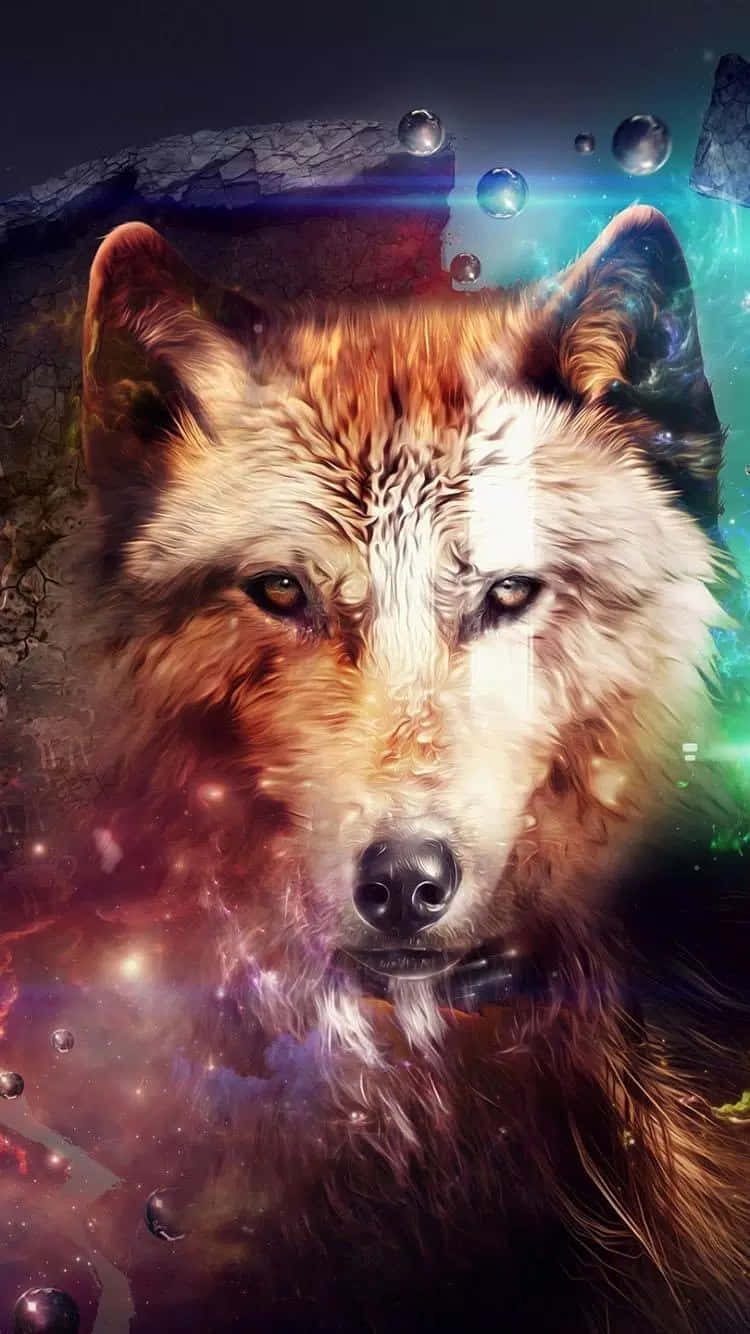 Stay Connected With Wolf Phone Wallpaper