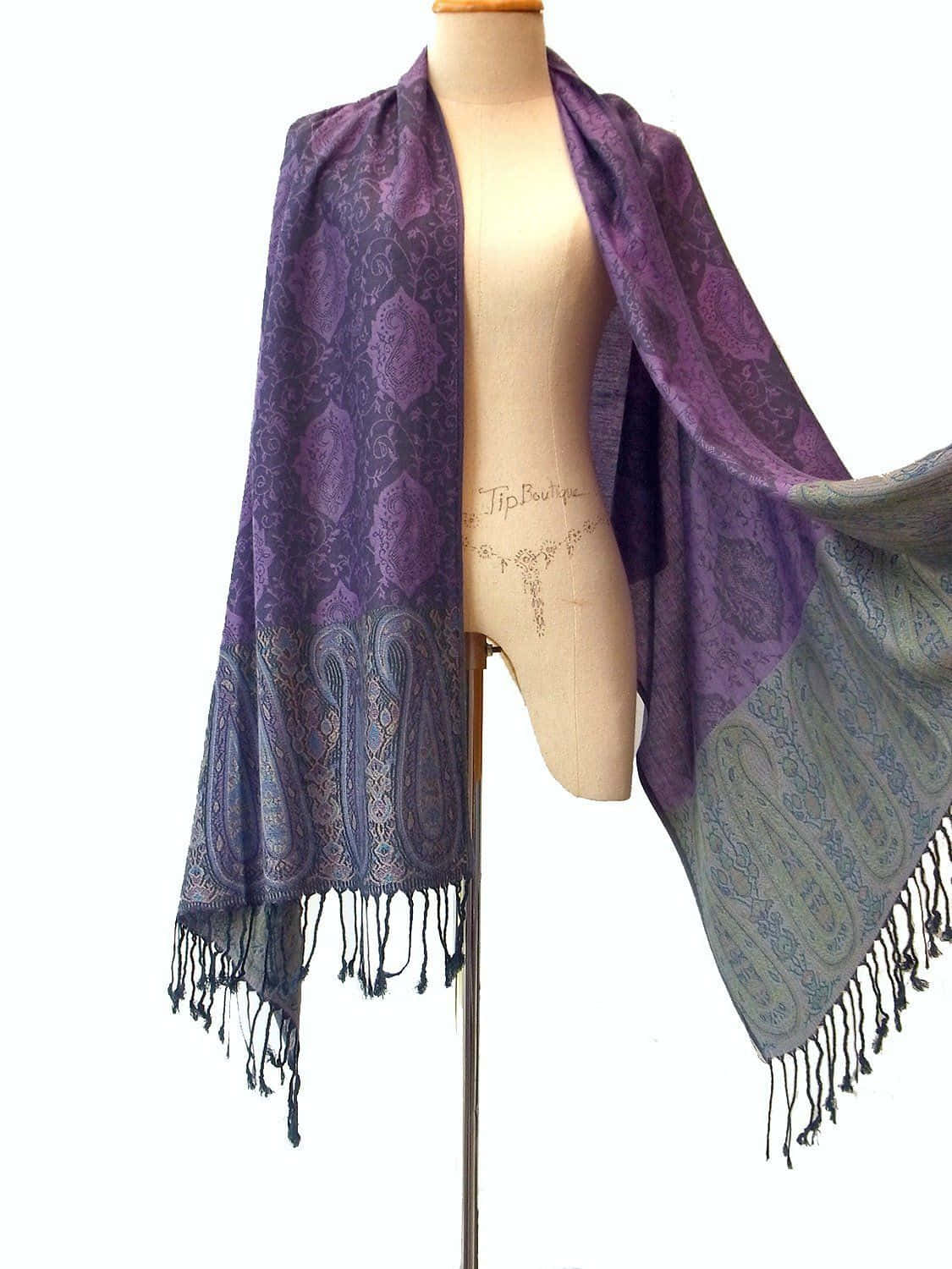 Stay Stylish & Cozy With A Purple Scarf Wallpaper