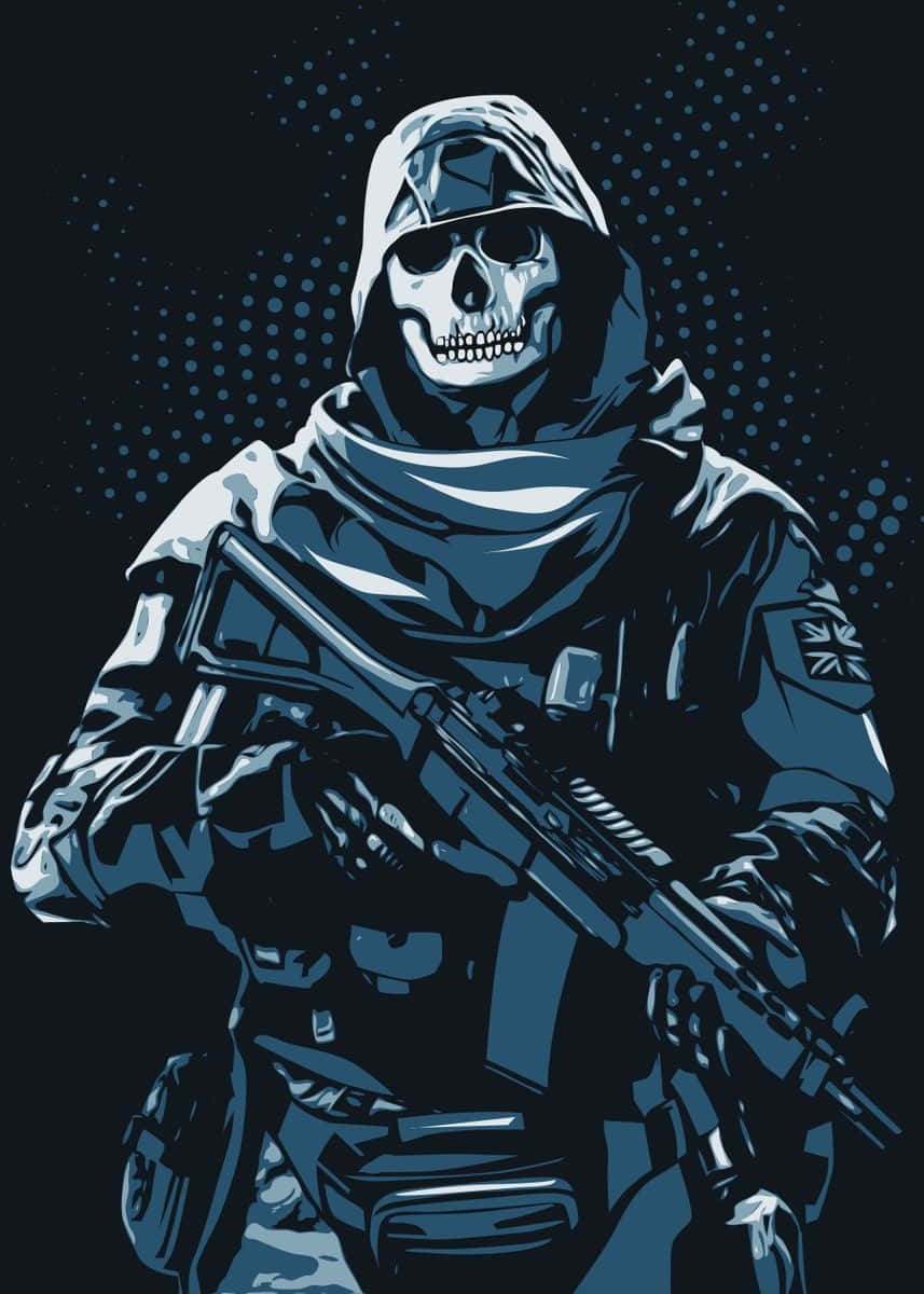 Stealthy Ghost Jawbone Cod Wallpaper