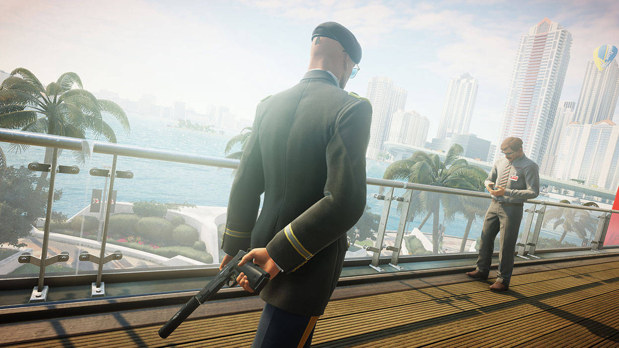 Stealthy Mission - Agent 47 In Action In Hitman 2 Wallpaper