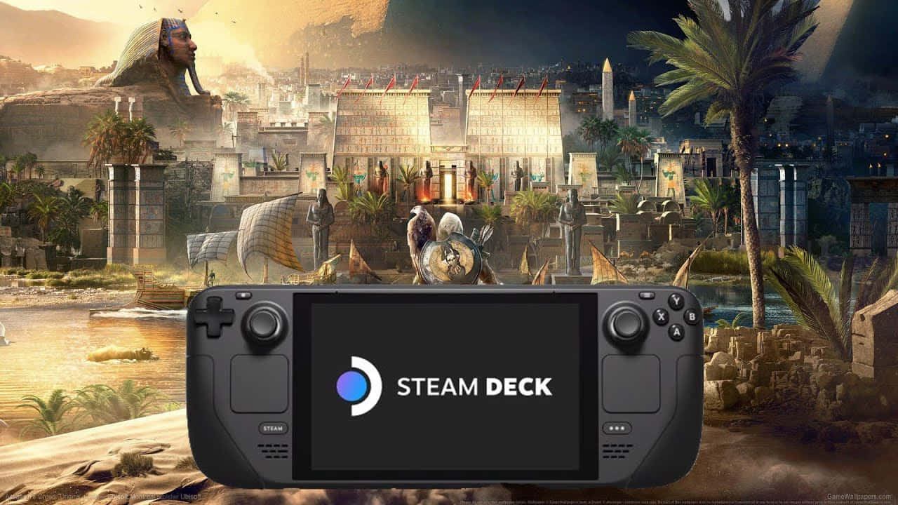 Steam Deck Ancient Egyptian Backdrop Wallpaper