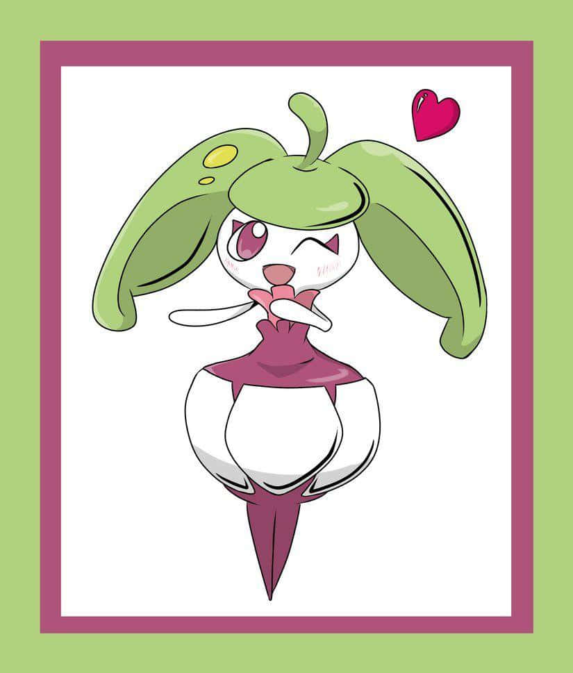 Steenee In A Pink Frame Wallpaper