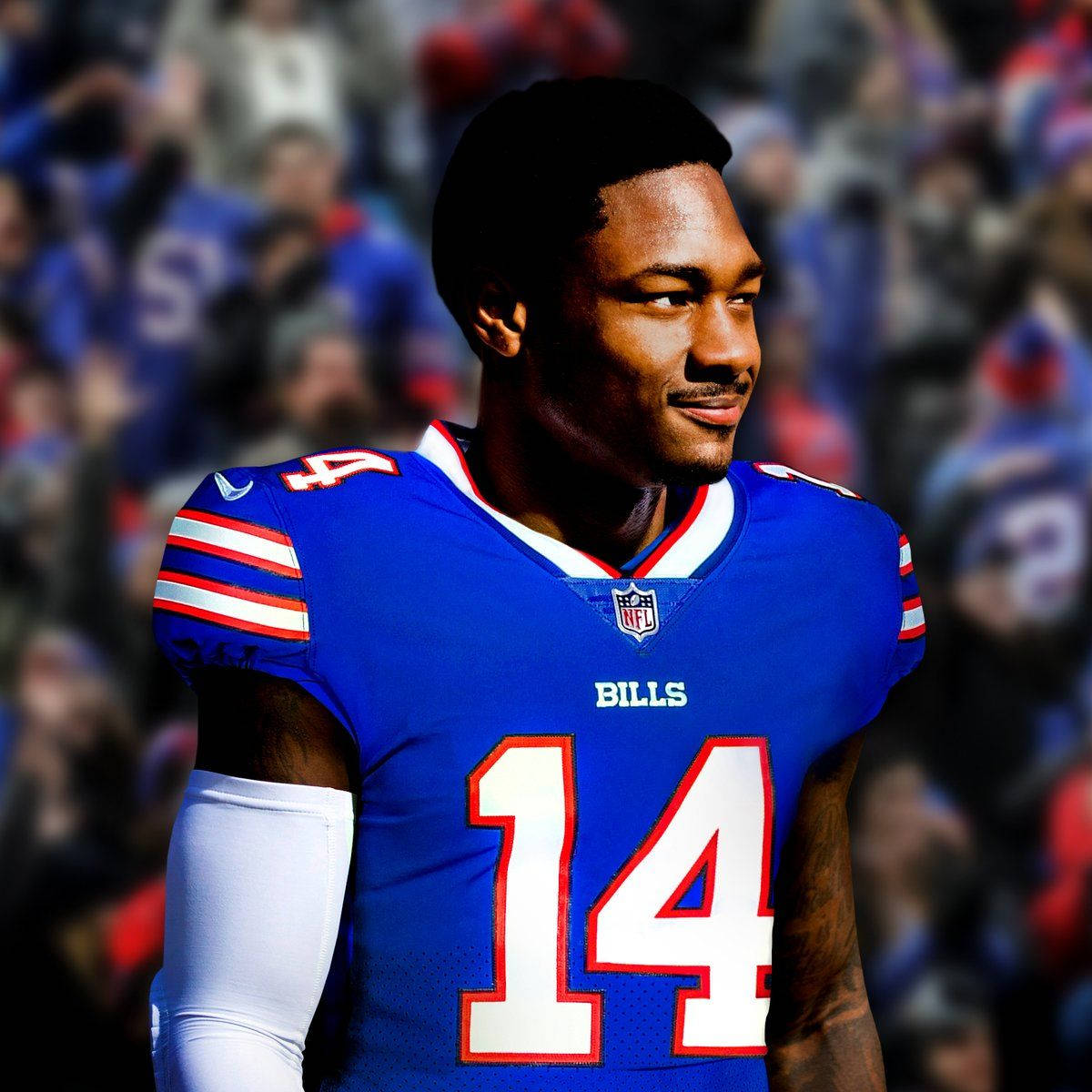 Stefon Diggs Smiling Wallpaper