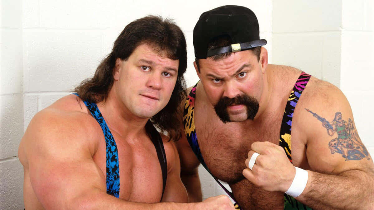 Steiner Brothers Classic Wrestling Pose Wallpaper