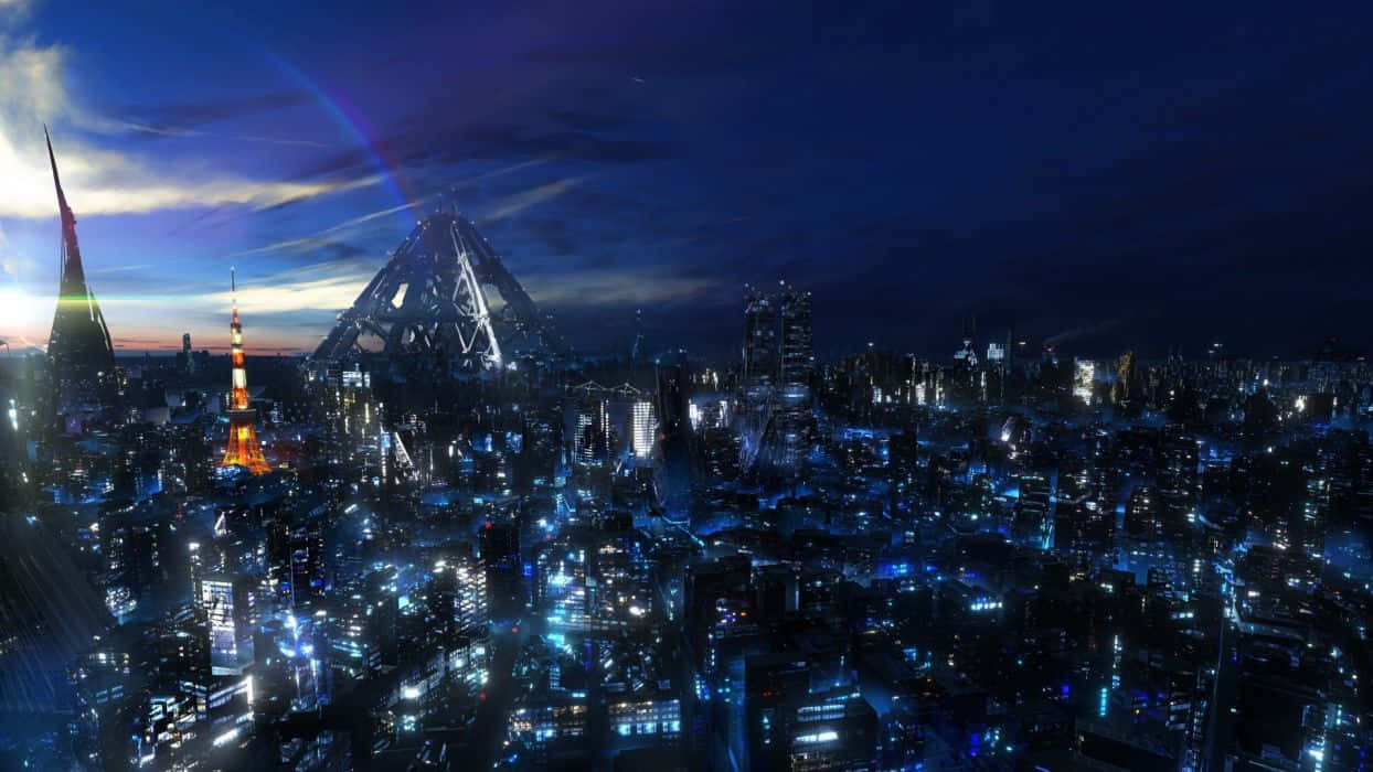 Step Into The Future With A Tour Of This Pioneering Futuristic City. Wallpaper